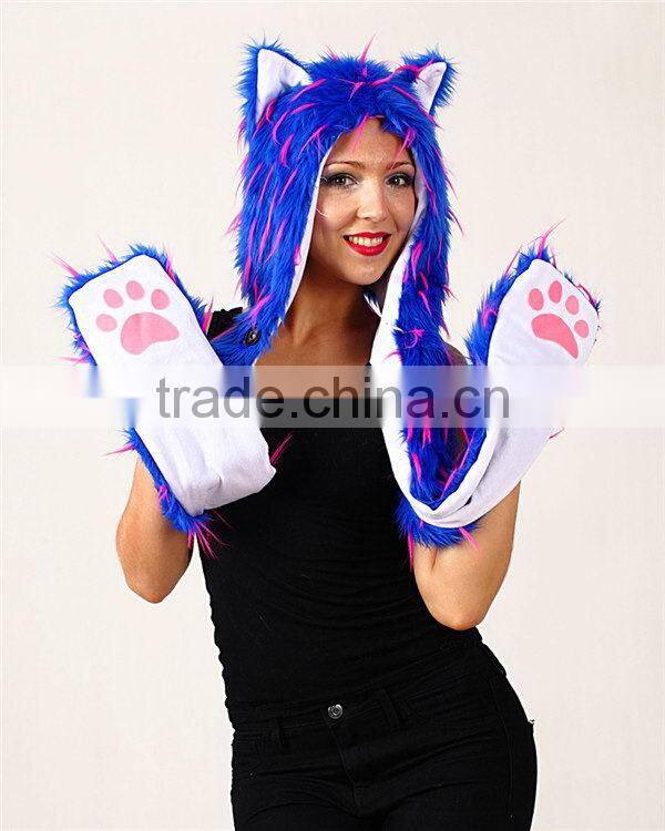 High quality hot sell popular Alabama kids animal hood hats