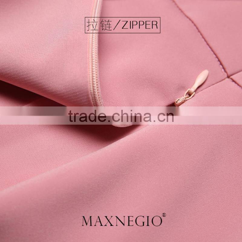 Guangzhou Wholesale Fashion Elegant Pink Sweetheart Evening Dress for Lady