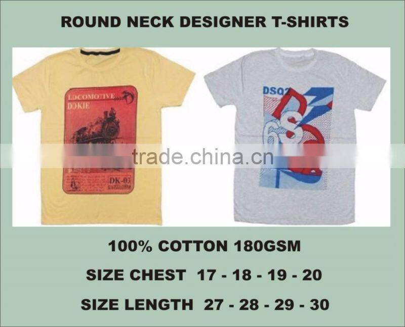 T-Shirts 100% Cotton O-Neck low price high quality