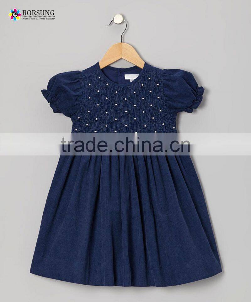 New Designs children frocks Dress For Baby Girls Cotton Baby Girl Summer dress One Piece Smocked children clothes