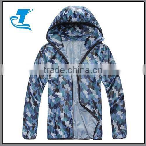 Outdoor Clothing Male Skin Camouflage Skin Fishing Clothing Waterproof Quick Drying Jacket