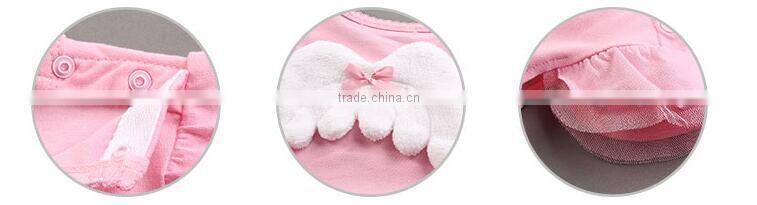 zm11677a 2018 new arrivals clothes baby rompers cute girls jumpsuits with wing