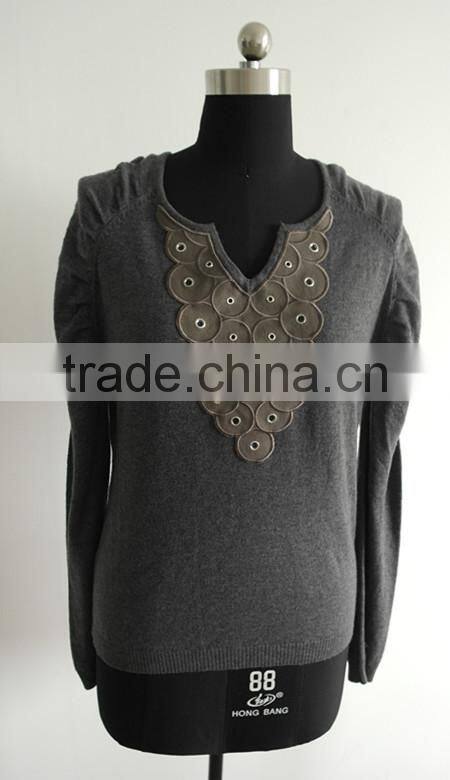 fashion ladies shrug pullover sweater