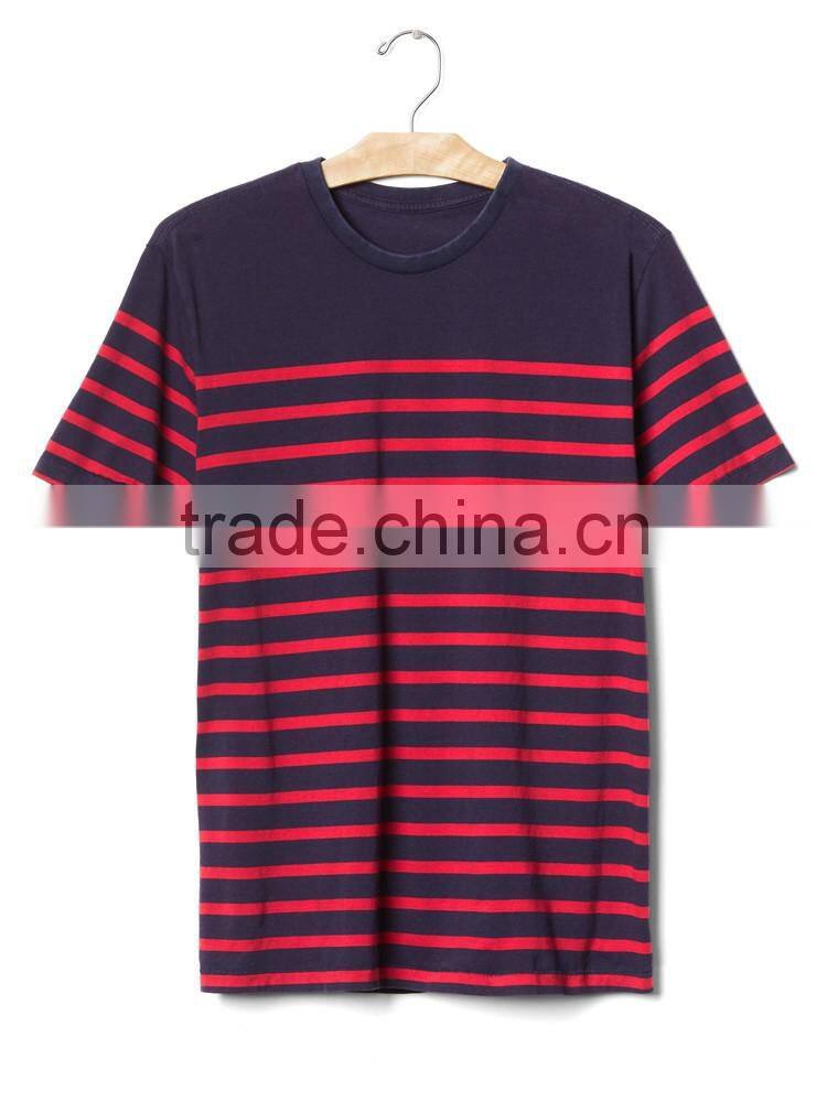 2016 extended mercy vintage wash breton stripe tee t shirt wholesale