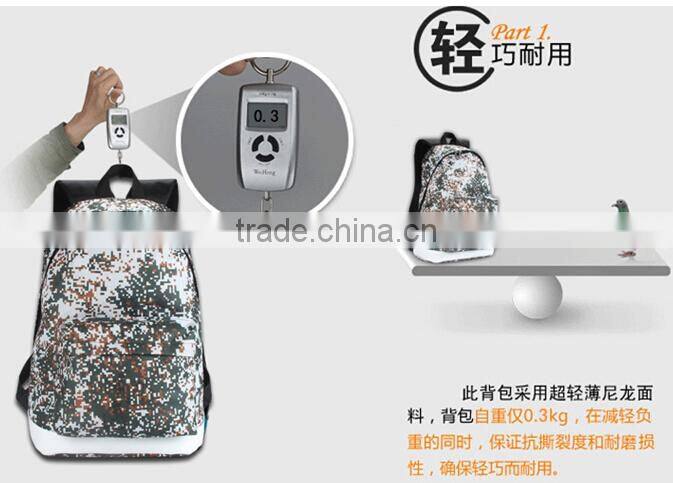 Custom kid school backpack with detachable lunch bag,funny backpack for school