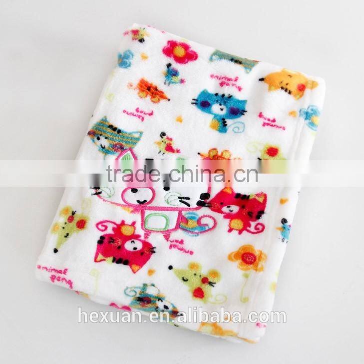 cheap and good quality super thick coral fleece blanket / quilt Soft warm Cotton Fabric Baby