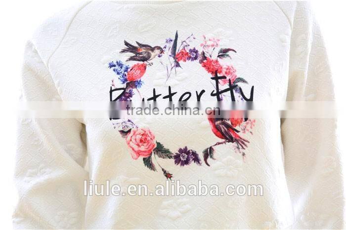 New design girls Simple sporty casual blouse women fashion long sleeve short blouse