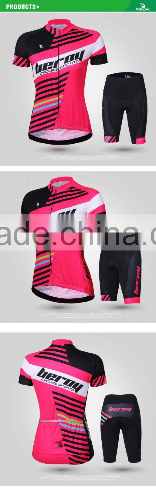 BEROY supreme quality cycling jersey 2016 pro teams female short sleeve bike uniform suits