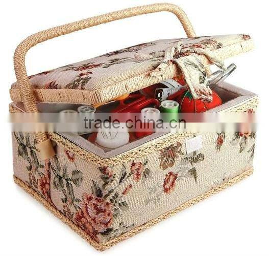 factory Price Hot Sale Natural wicker sewing Basket Online