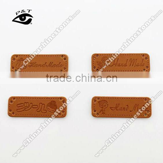 Sewing accessories PU leather labels for jeans DIY bags handbag handmade purse