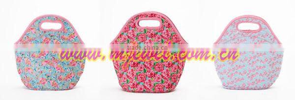 Wholesale lilly inspired lunch tote bags