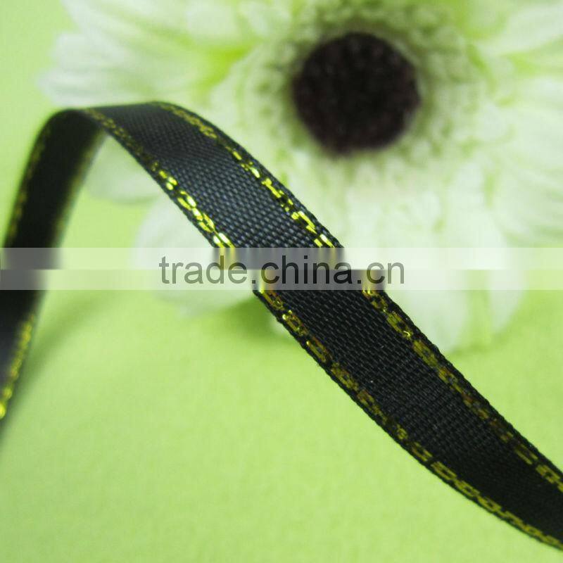 saddle stitched grosgrain ribbon