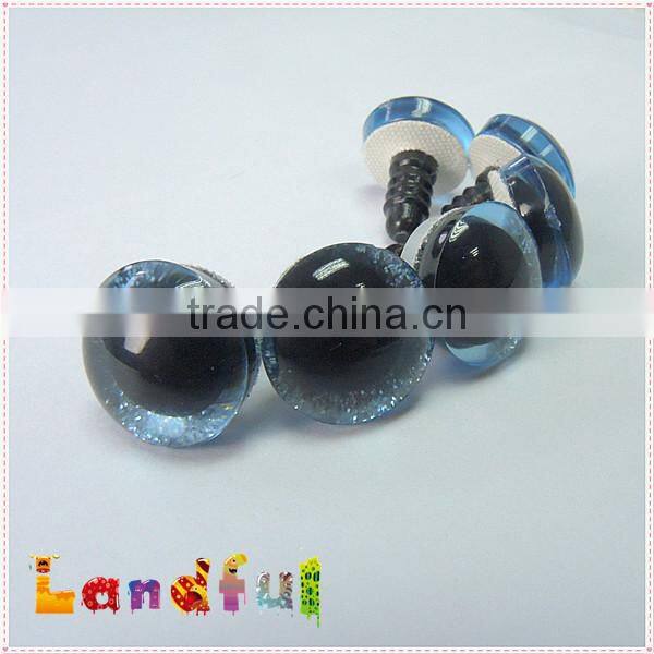 20mm Glitter Silver Safety Eyes Plush Bear Eyes Stuffed Animal Eyes