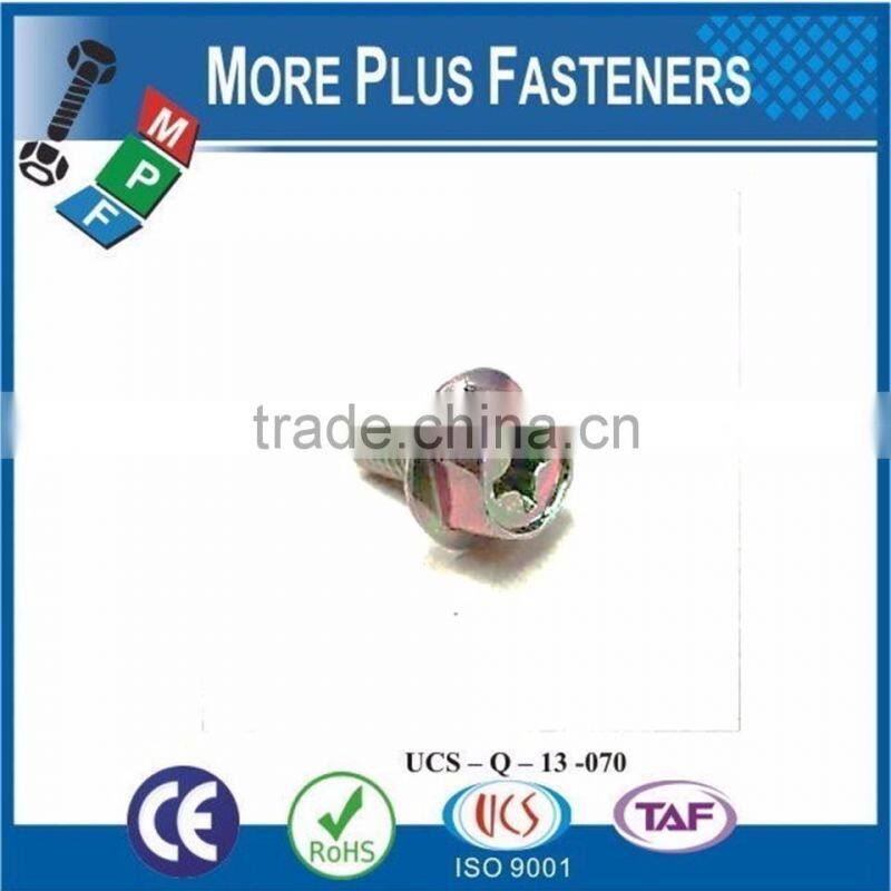 Made In Taiwan Special Hex Socket Screw Hex Washer Head Cross Recessed Screw Threaded Weld Stud Truss Head Torx Winged Screw