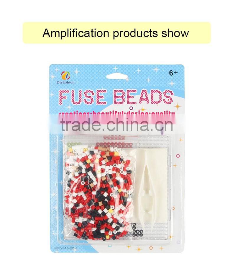 2017 Hot fashion 5mm Mix color hama perler beads set designs children toys