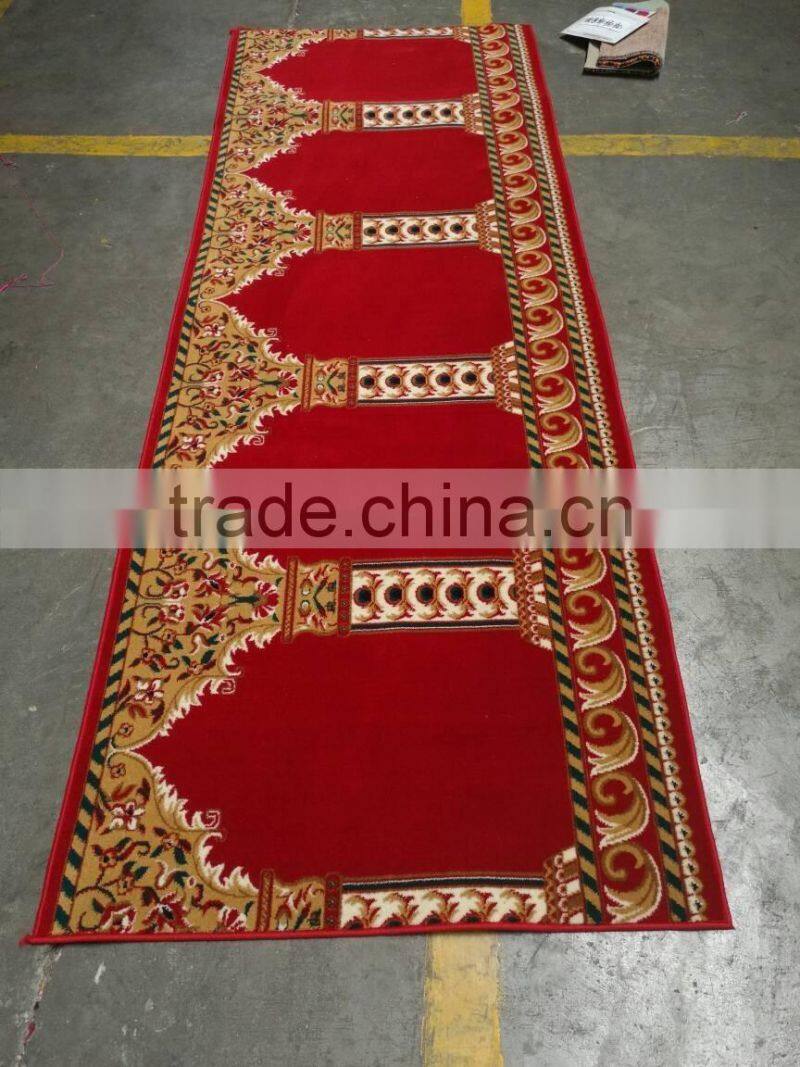 100% polypropylene top quality muslim use mosque prayer carpet