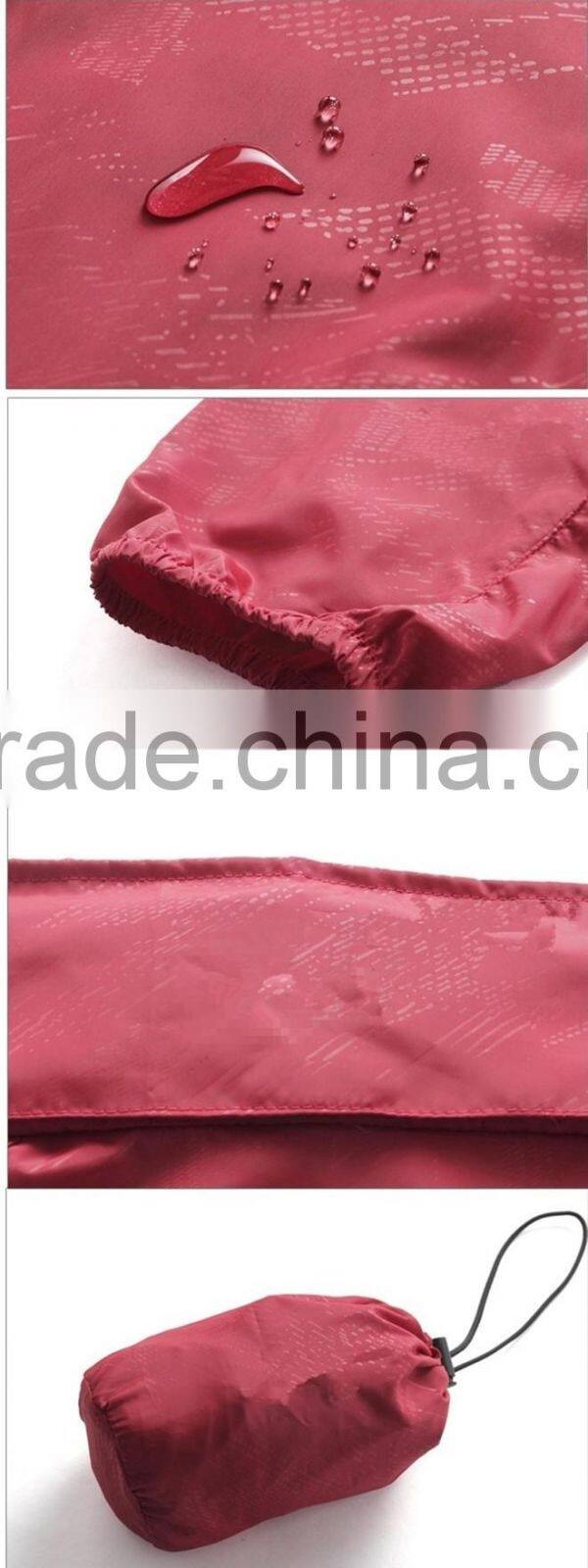 2017 Grey Color Cheap Pullover Packable Jackets with fixed hood