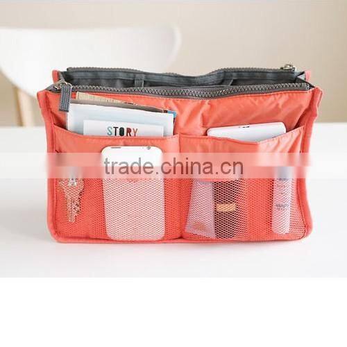 wholesale red women organizer bag in bag