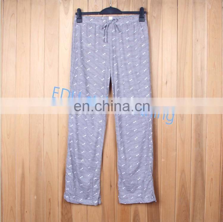 Custom printing high quality striped pajamas for boys