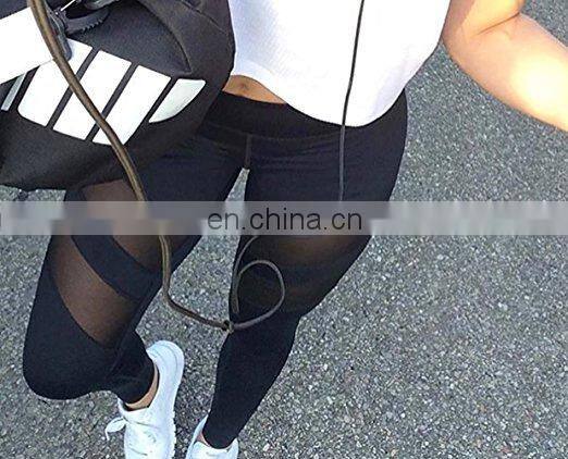 Women Mesh Stretchy Workout Sportys Yoga Leggings Pants