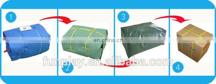 HI 2017 popular inflatable water park/dolphin water obstacle course toys