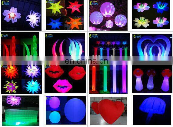 2016 hot sale inflatable rose flower chain/Inflatable wedding stage rose flower/indian wedding stages inflatable rose chain
