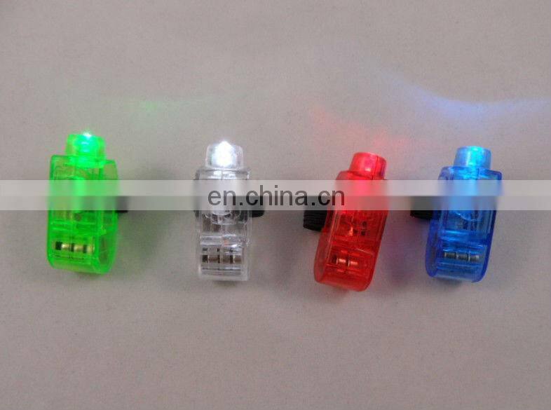 green color LED magic flashing finger light with black belt