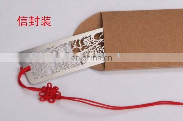 stainless iron bookmarks for gift promotion