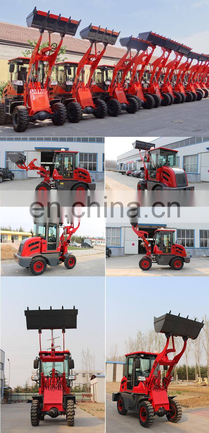 0.8 Ton New Designed Telescopic Cheap Wheel Loader Price