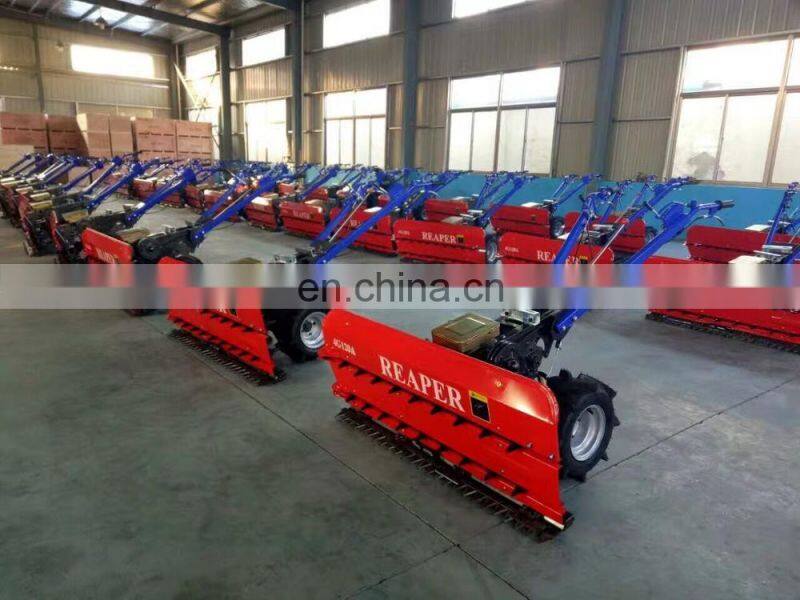 Diesel engine hand walking tractor wheat and rice harvester/reaper binder