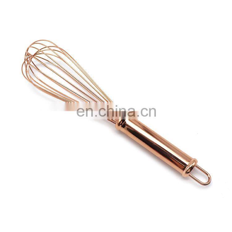 Wholesale High Quality Kitchen Tools Manual Wood Handle Silicone Egg Beater