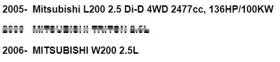 VT10 Turbocharger for Mitsubi-shi OEM 1515A029