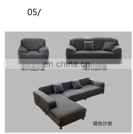 2020 Slipcovers Sectional Elastic Stretch Love seat Couch Cover L shape Protective Spandex Sofa Cover for Living Room