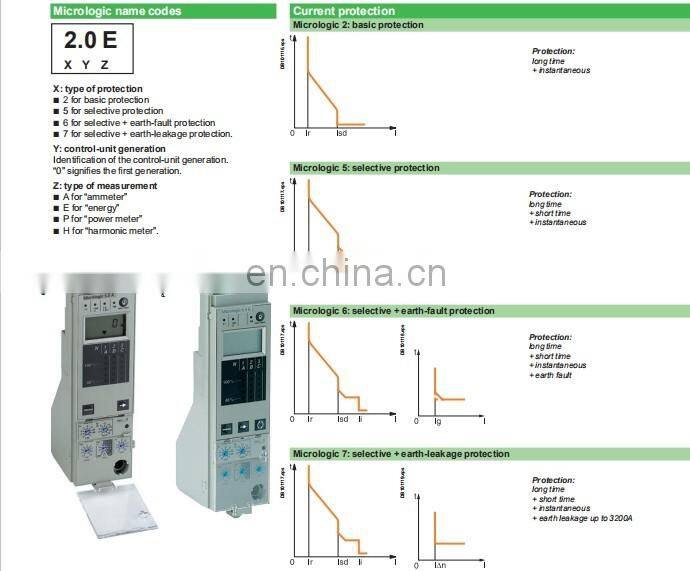 Micrologic6.0A Schneider Trip Unit Schneider Air Circuit Breaker