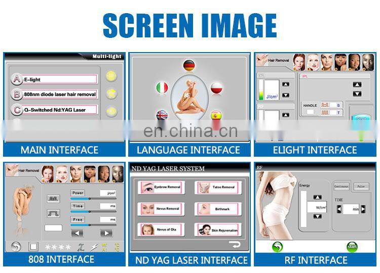 4 in1 Multi-functional beauty equipment Hair Removal Skin Care Beauty Salon Beauty Salon Equipment