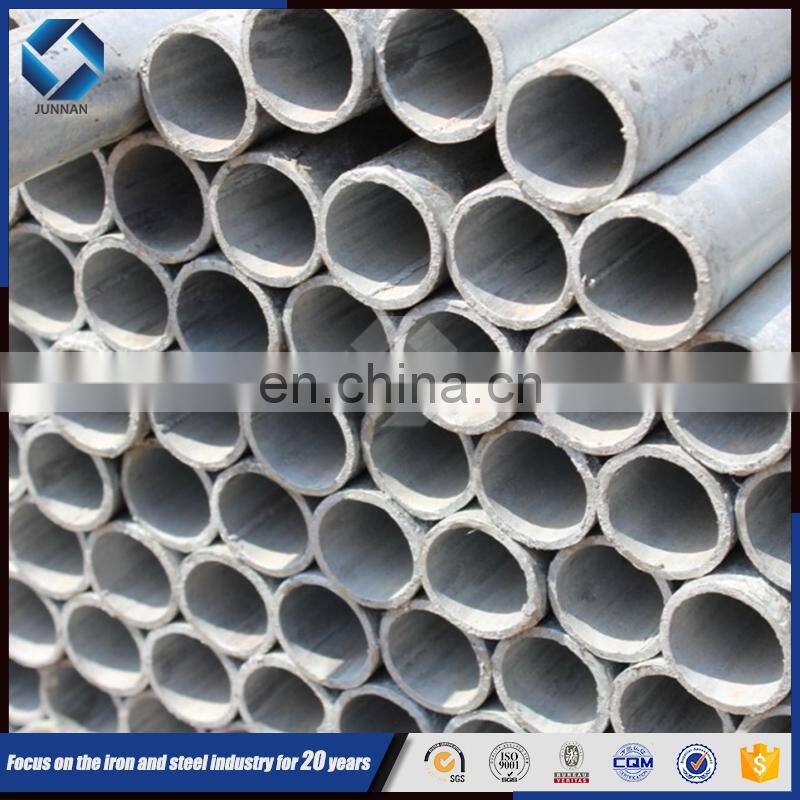 JUNNANSteel Structure Building Materials Galvanized Iron Pipe Bs1387 Galvanized Pipe Has Various Sizes