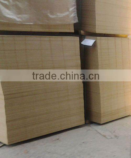 Synchronized high gloss laminated wood flooring