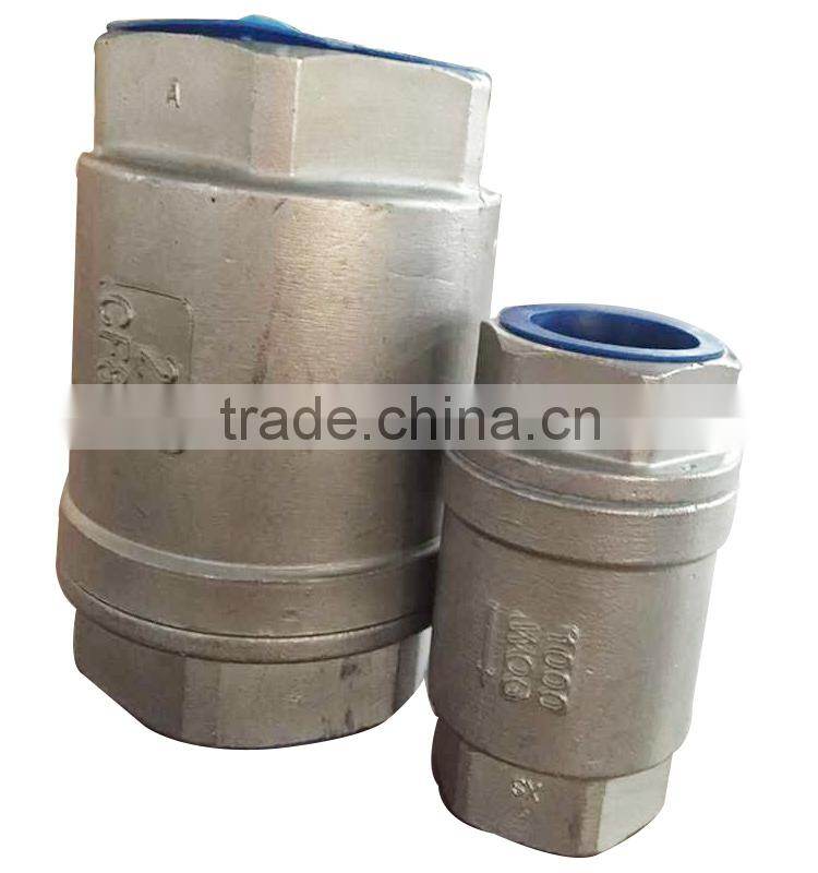 Vertical Lift Female Thread Ductile Iron Check Valve Spring Loaded Check Valve