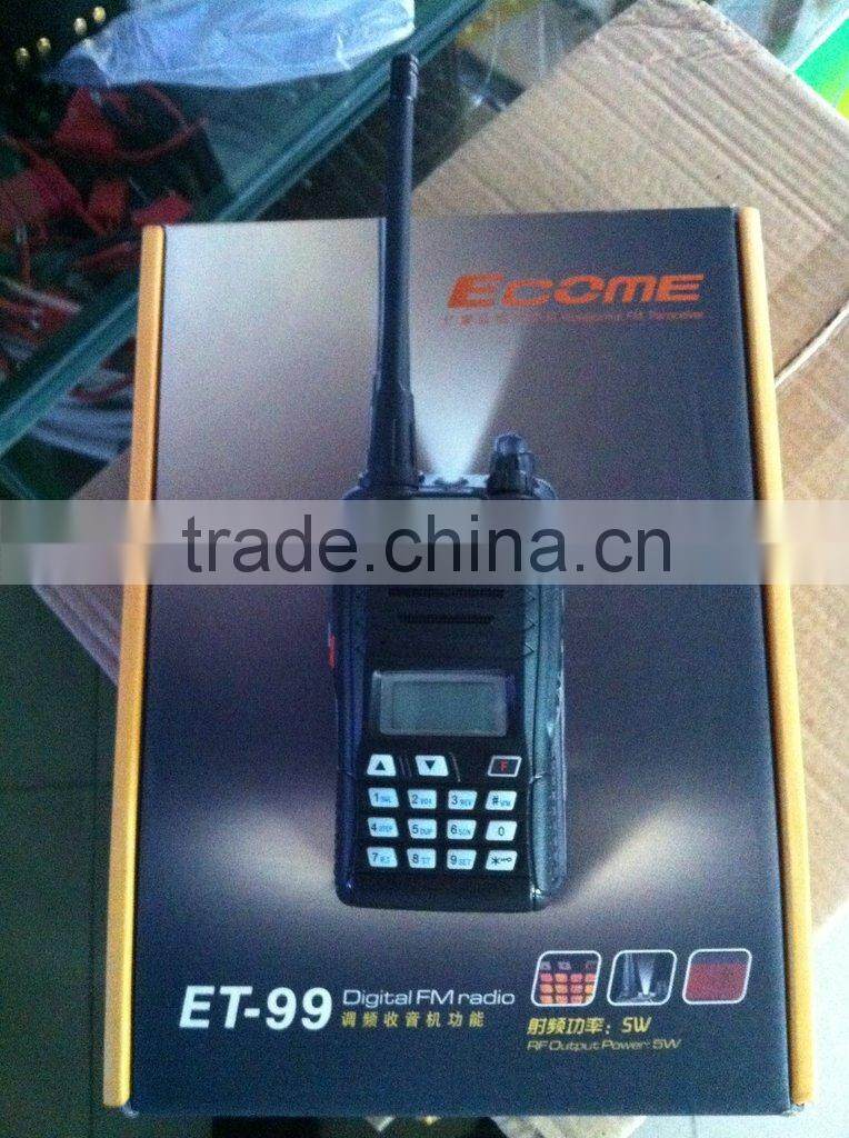 ECOME ET-99 handheld fm amateur 128ch radio ,OWN BRAND walkie talkie