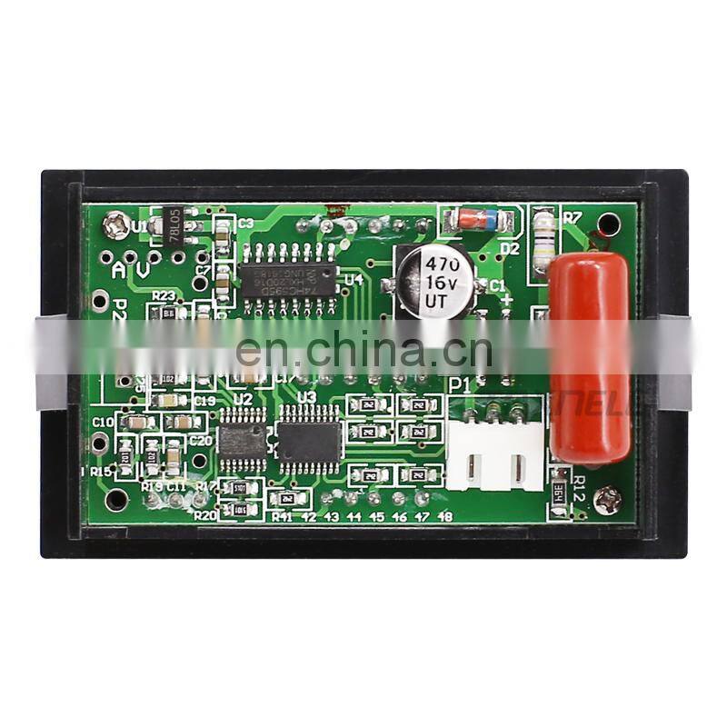 DL85 AC100-300V 10-100HZ Dual Display Voltage Frequency Meter LED Voltmeter HZ Meter Detector AC Meter