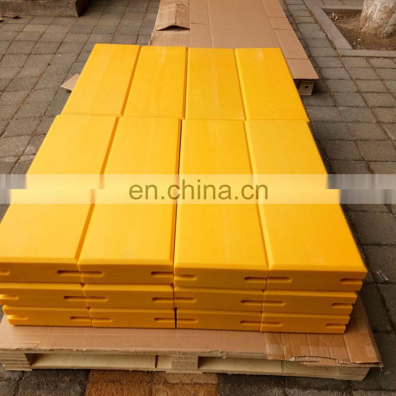 Custom high density cnc polyethylene nylon solid plastic block support nylon block