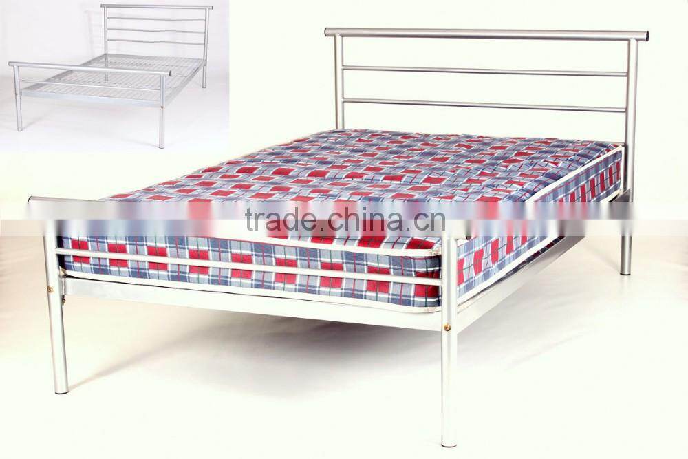 single double metal tube bed frame very cheap home furniture