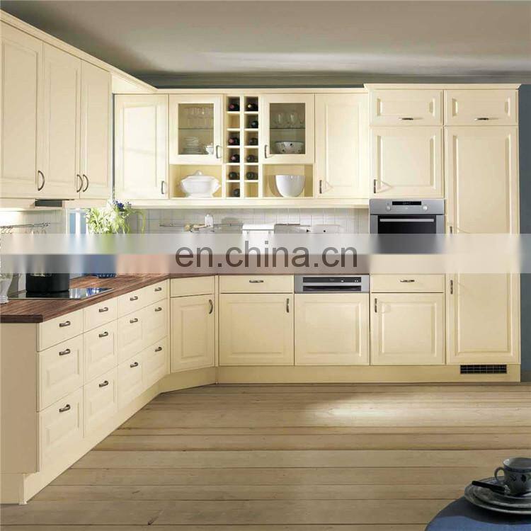 Free 3D design and samples,Luxury big house design Open Kitchen Cabinets