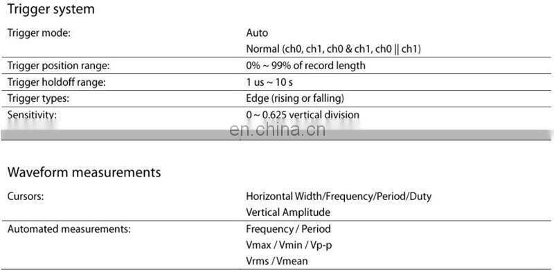 2 Channel Bandwidth 50MHz Sampling Rate 200MSa/s DSCope C20P 200MHz USB Digital Oscilloscope