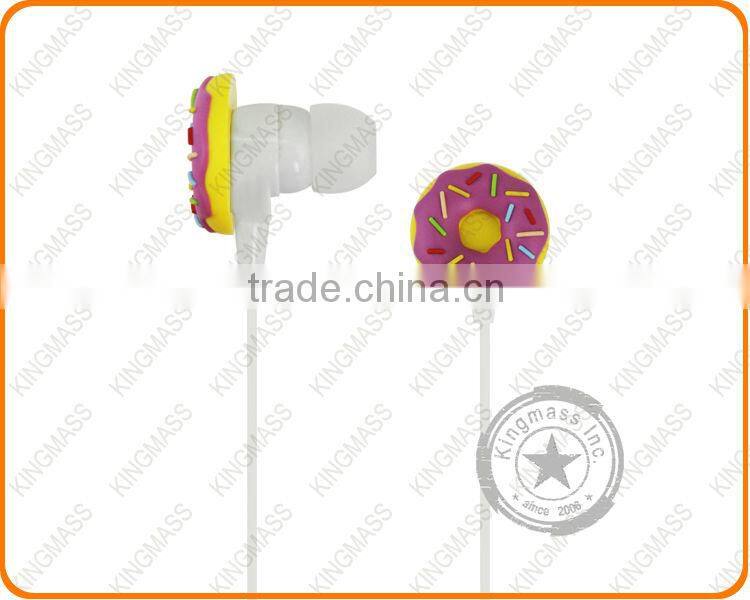 KINGMASS Novelty PVC logo Headphone hot new products