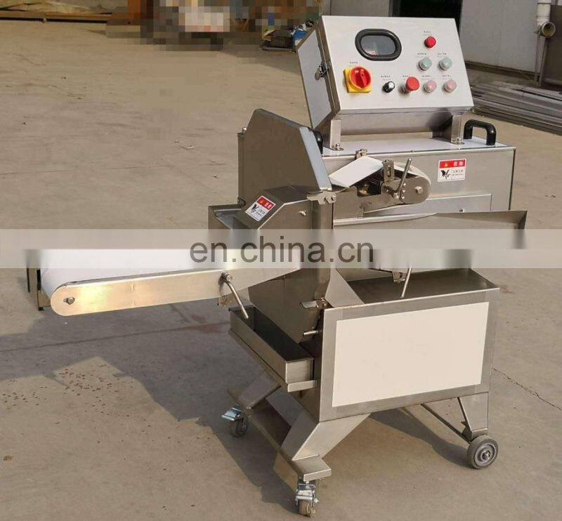 Good Price Pork Belly Slicer / Smoked Meat Stripping Machine / Cooked Meat Shredder