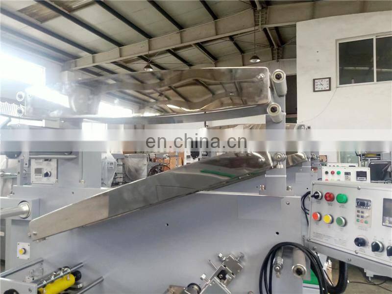 UGS42S Automatic roll to roll fabric washable label flexo Label Printing Machine, flexographic wash care cotton ribbon printer