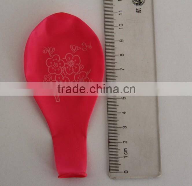 Christmas decoration latex flat balloon No.7