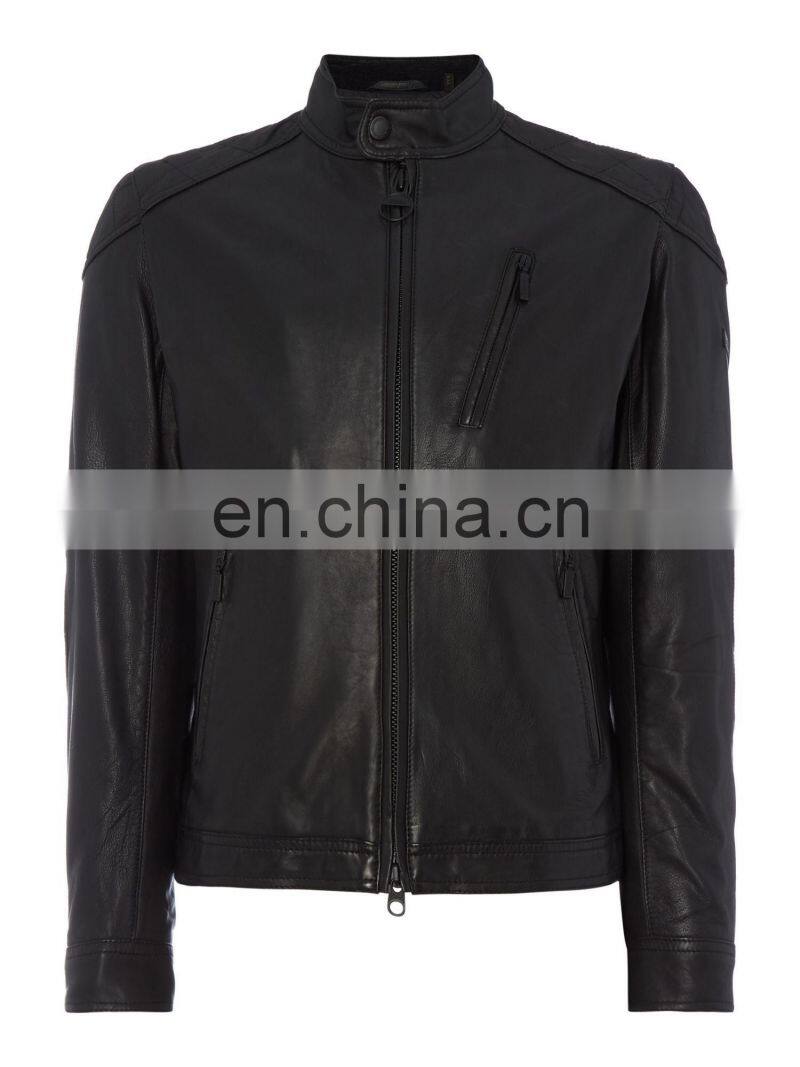 high quality sheep leather fashion jacket men