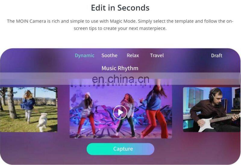 Moza Moin camera pocket Gimbal sports mini handheld high-definition 4K anti-shake vlog portable outdoor stabilizer action camera